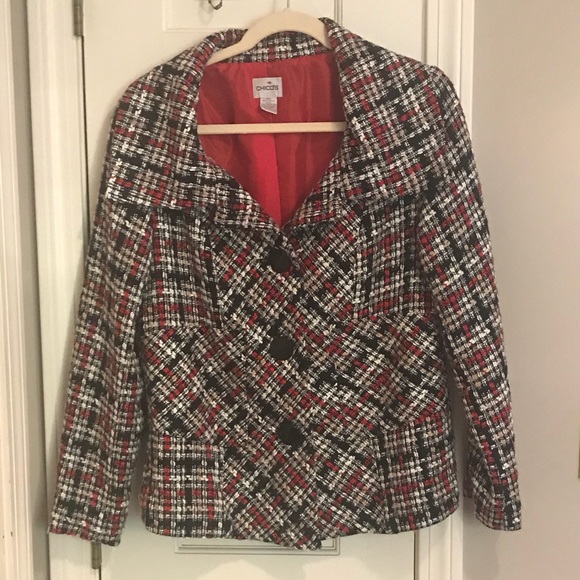 CHICO MULTICOLORED JACKET WITH BEAUTIFUL BUTTONS - Picture 5 of 5